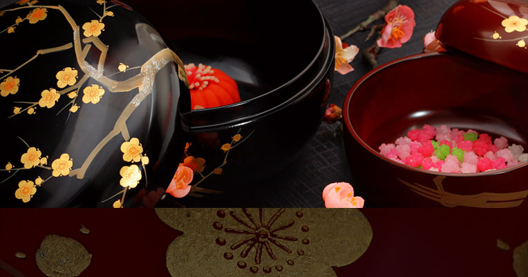 UME Dome Box | YAMADA HEIANDO Lacquerware: Hand-Crafted Imperial Luxury for Japanese Emperor