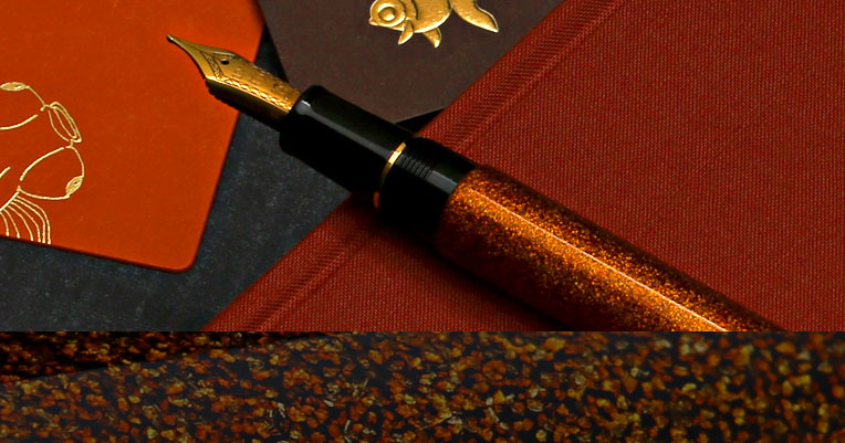 MAKI-E Fountain Pen | YAMADA HEIANDO Lacquerware: Hand-Crafted Imperial Luxury for Japanese Emperor