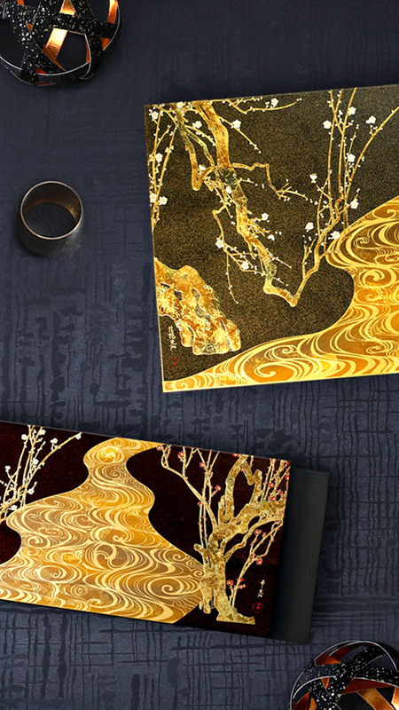 UME Wall Art | YAMADA HEIANDO Lacquerware: Hand-Crafted Imperial Luxury for Japanese Emperor
