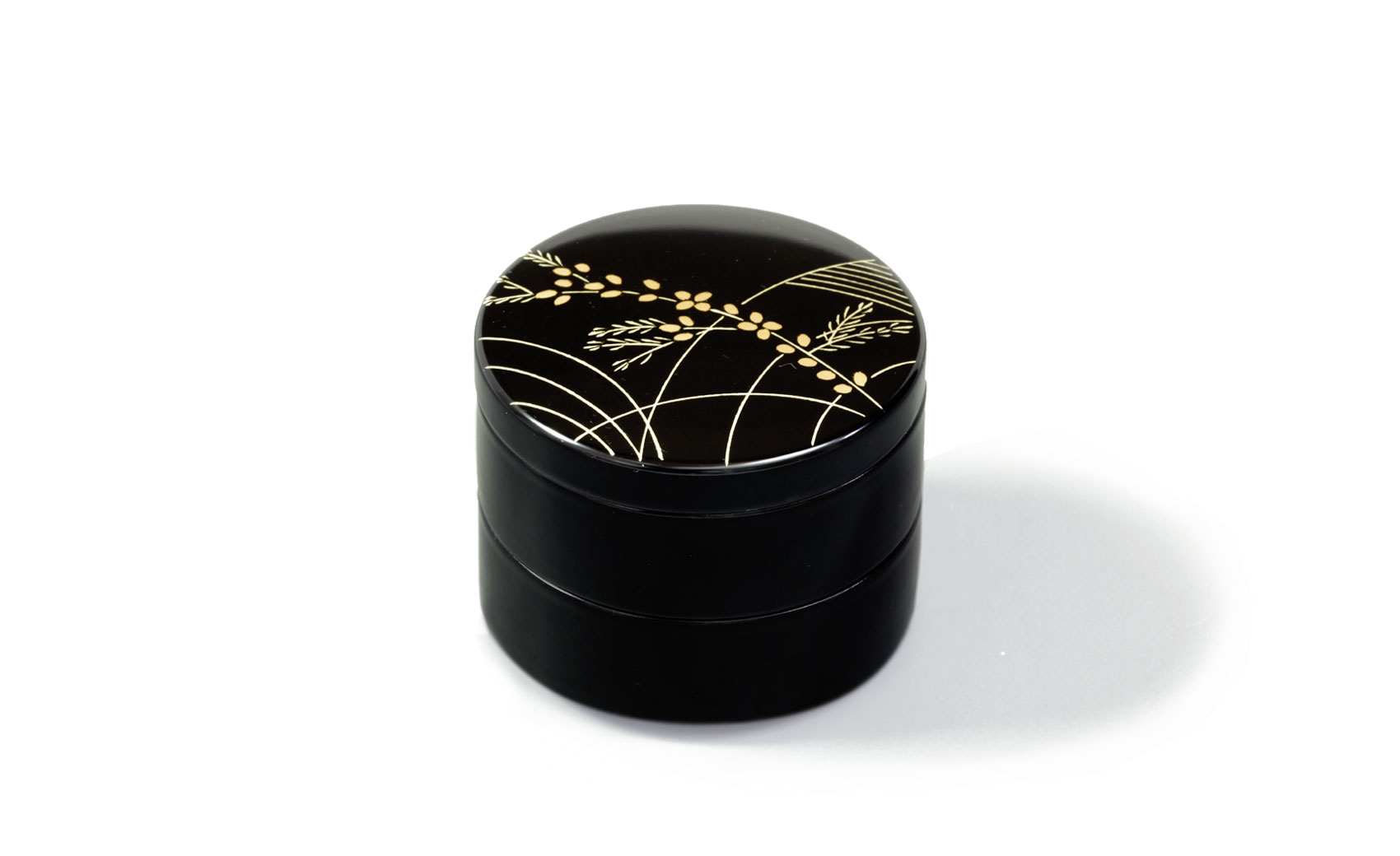 Accessory Case | 08. Akikusa / black | YAMADA HEIANDO - Japanese Emperor's choice of lacquerware