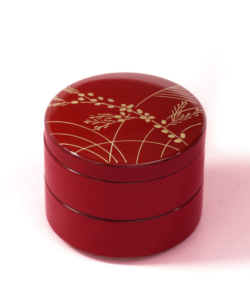 Accessory Case | 07. Akikusa / vermilion | YAMADA HEIANDO - Japanese Emperor's choice of lacquerware