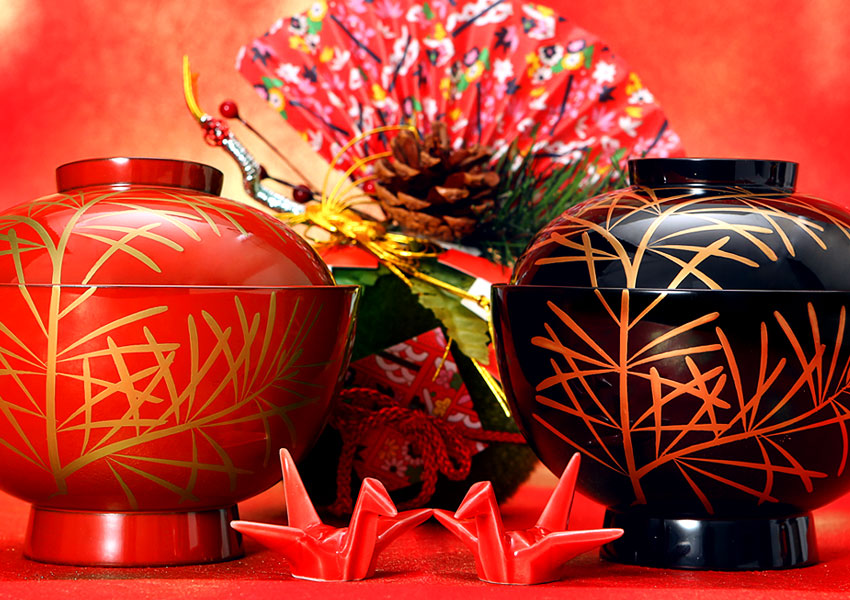 Wakamatsu Soup Bowls | YAMADA HEIANDO Lacquerware: Hand-Crafted Imperial Luxury for Japanese Emperor