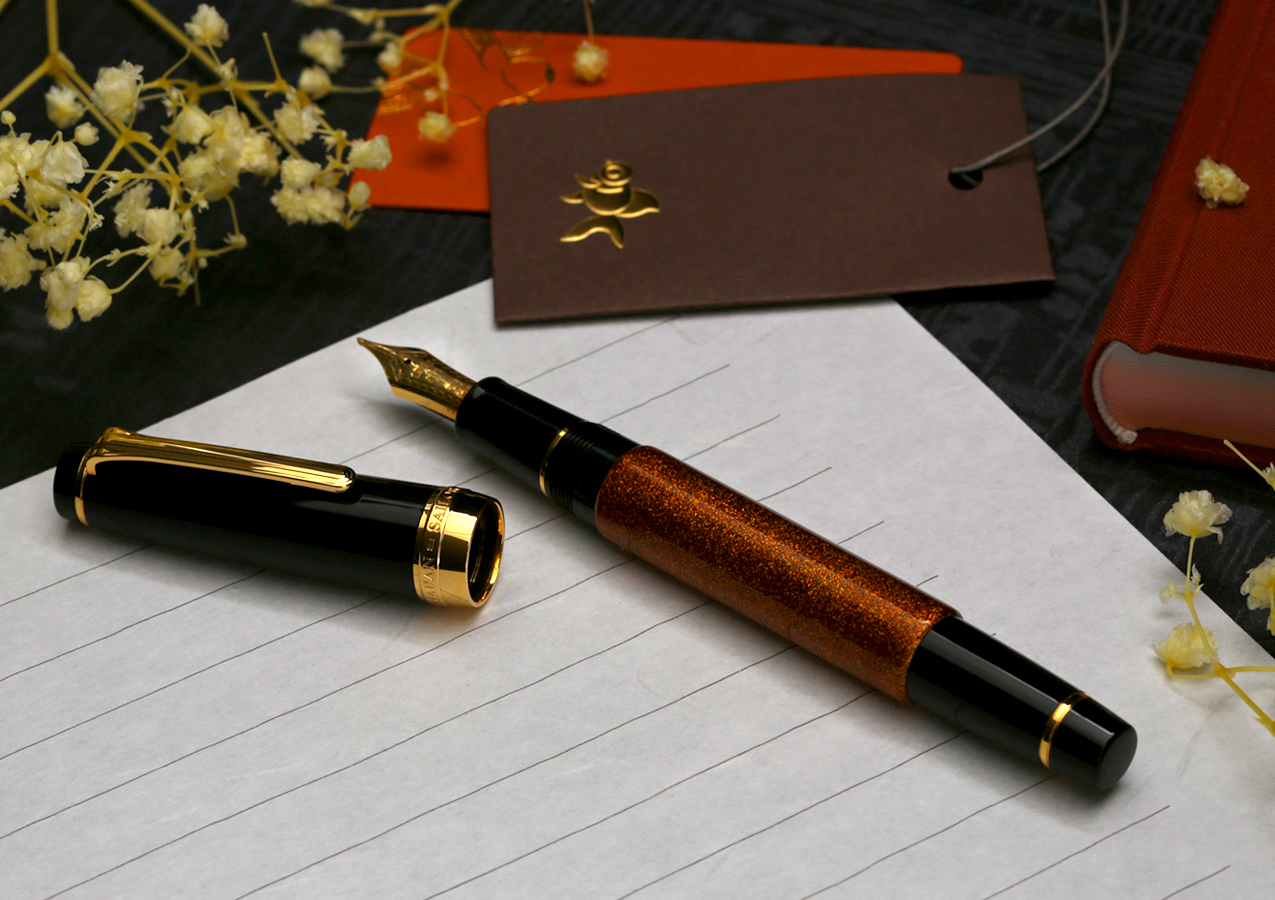 MAKI-E Fountain Pen | YAMADA HEIANDO Lacquerware: Hand-Crafted Imperial Luxury for Japanese Emperor