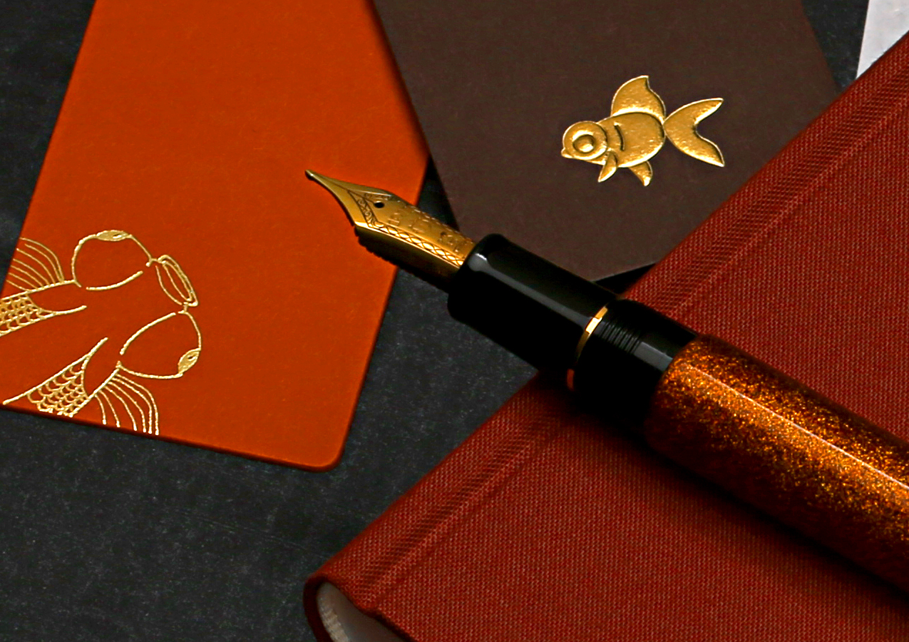 MAKI-E Fountain Pen | YAMADA HEIANDO Lacquerware: Hand-Crafted Imperial Luxury for Japanese Emperor