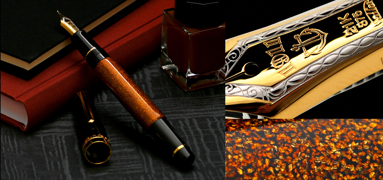 MAKI-E Fountain Pen | YAMADA HEIANDO Lacquerware: Hand-Crafted Imperial Luxury for Japanese Emperor