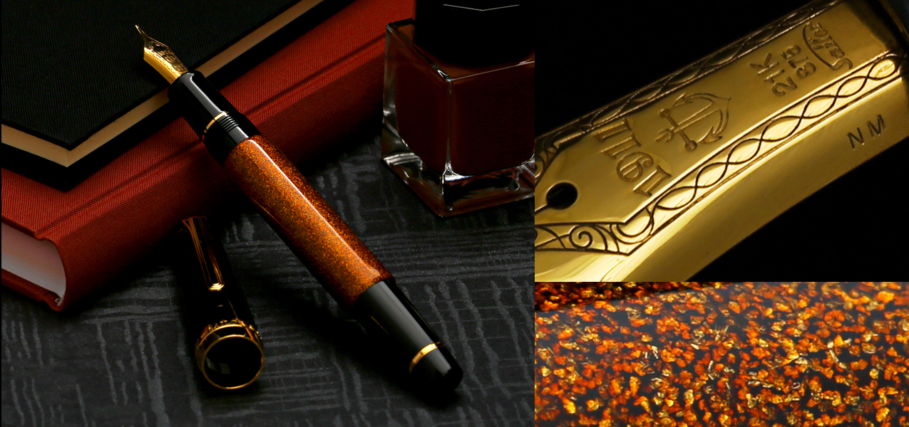 MAKI-E Fountain Pen | YAMADA HEIANDO Lacquerware: Hand-Crafted Imperial Luxury for Japanese Emperor