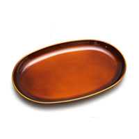 Mitsuame Plate (Koban Sara Mitsuame) / Nikki yellow