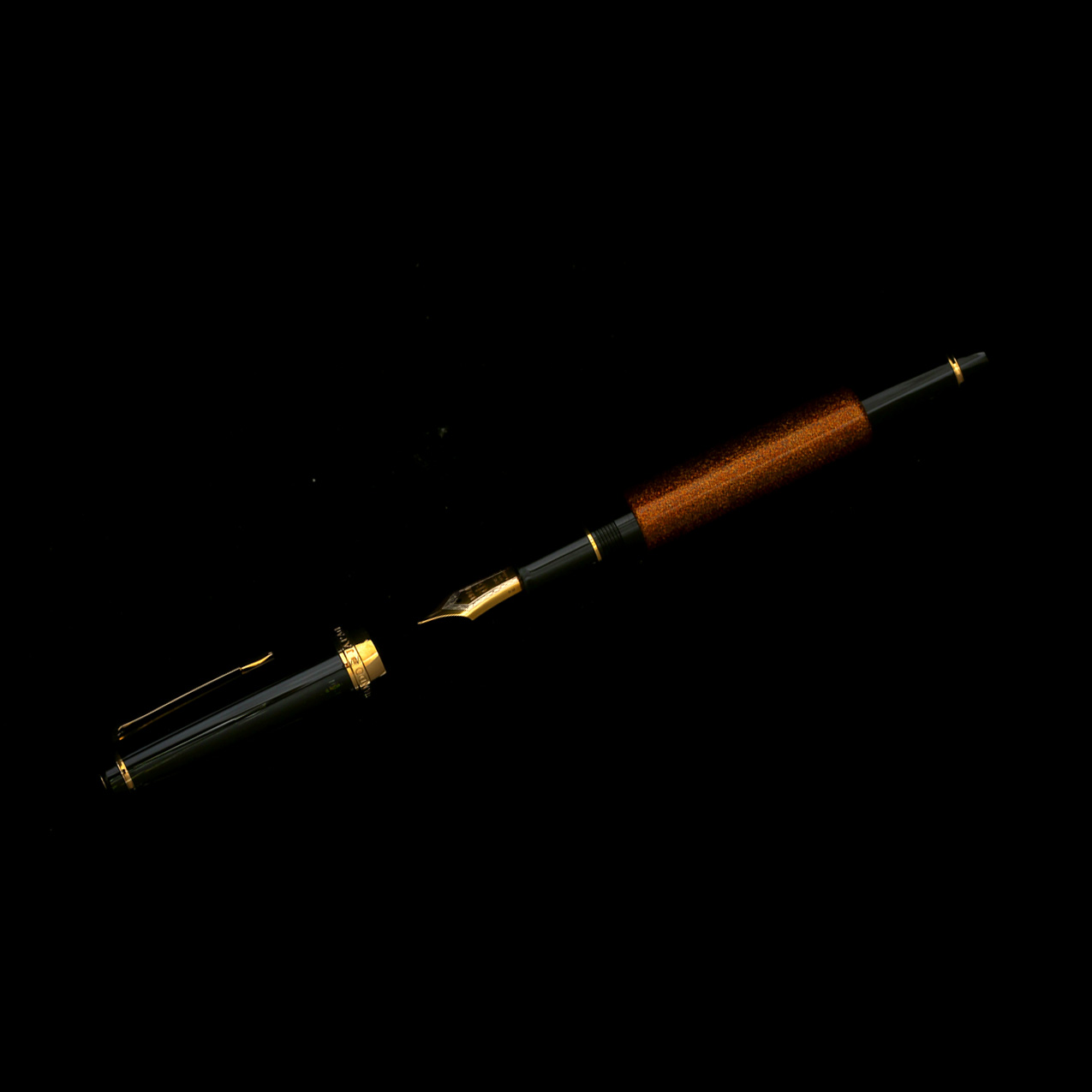 MAKI-E Fountain Pen (Mannenhitsu Kin Nashi-ji) / Kin gold